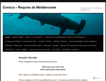 Tablet Screenshot of corsica-requins-de-mediterranee.org